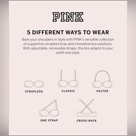 VS PINK Strapless Bra - Picture 5 of 7